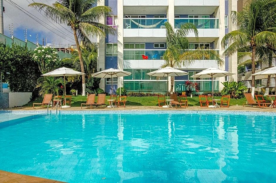 Flat Com Vista Para O Mar E Piscina