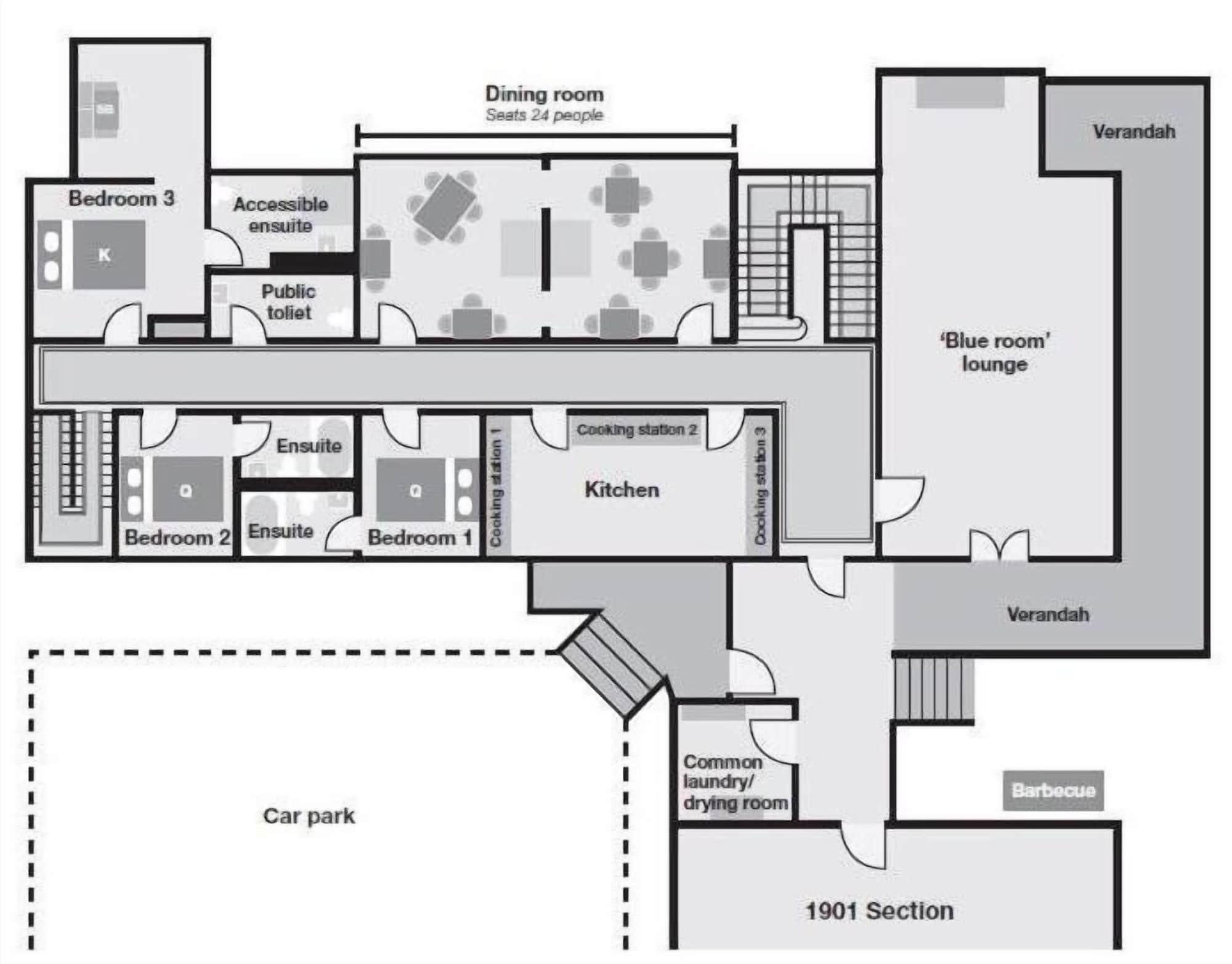 Room 5, Yarrangobilly Caves House, Tumut