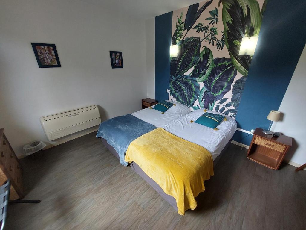 Chambre avec 2 lits