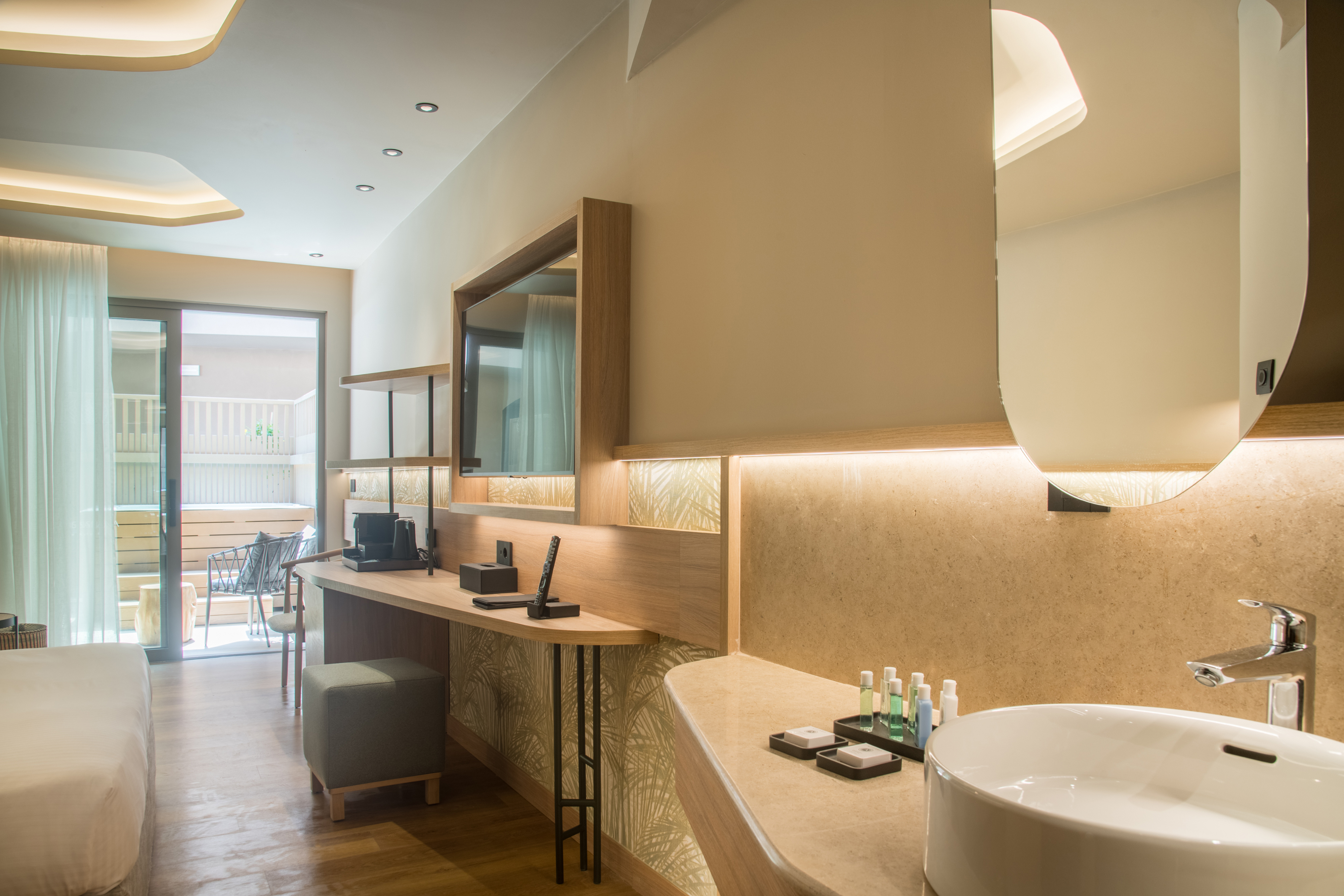 Habitación, familiar, clásica, bañera hidromasaje