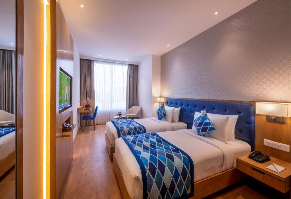 Chambre avec 2 lits