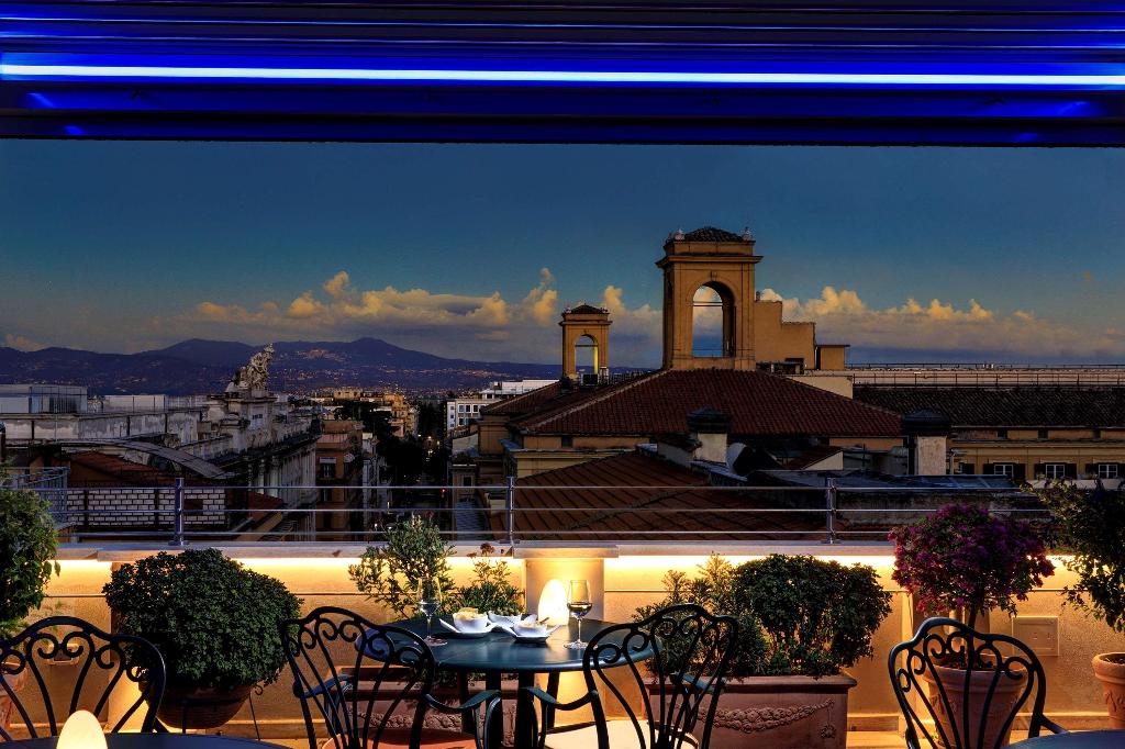 Hotel Marcella Royal Hotel – Rooftop Garden, Italien, Rom. Großes 1
