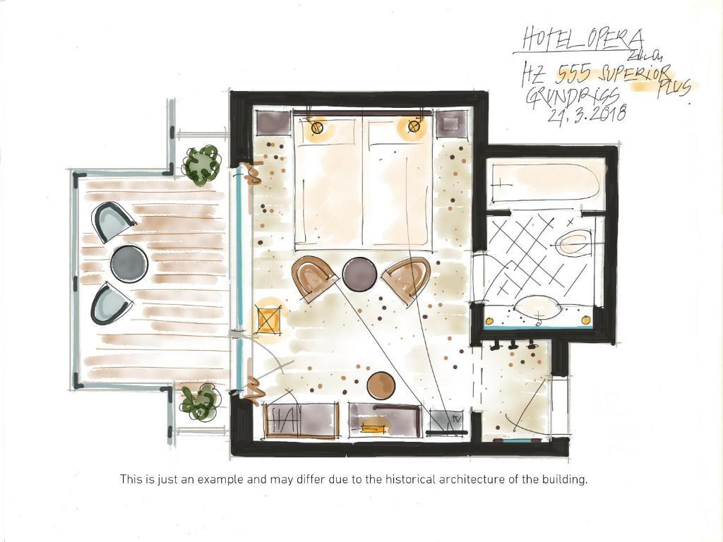 Hotel Hotel Opera Zurich, Schweiz, Zürich. Großes 1