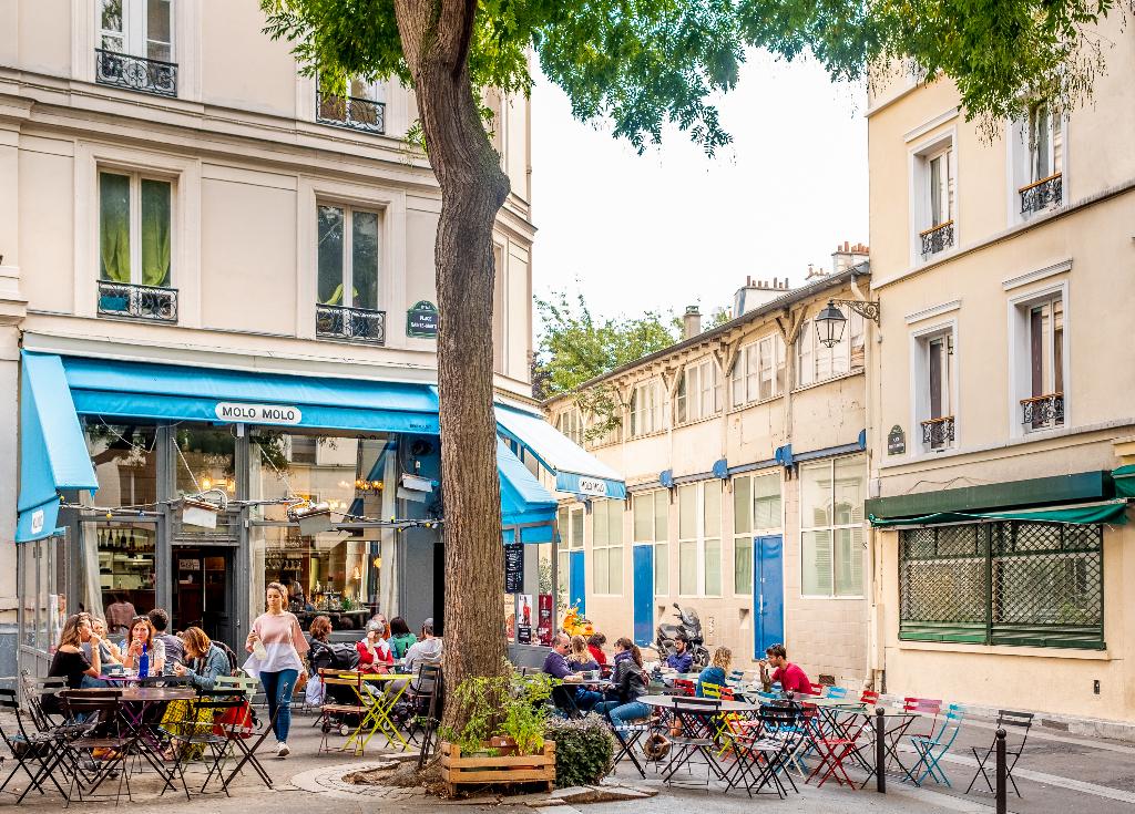 Hotel La Planque Hotel, Frankreich, Paris. Großes 14