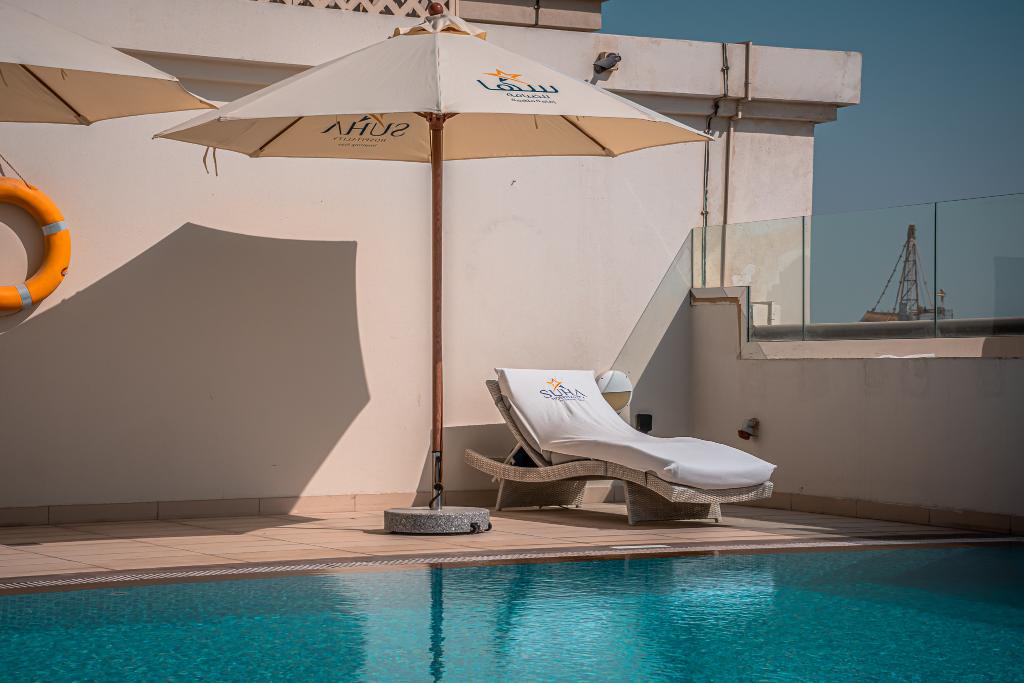 Hotel Suha Park Hotel Apartment, Waterfront, Al Jaddaf, Vereinigte Arabische Emirate, Dubai. Großes 17